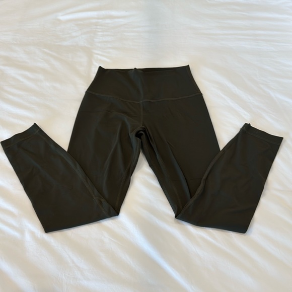 lululemon athletica Pants - Olive green ALIGN leggings 25”